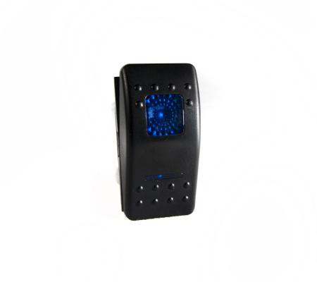 LED Rocker 12 Volt Switch Blue Race Sport Lighting