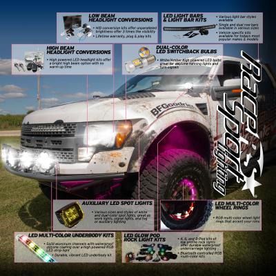 Graphical 23x23 Slat Wall hanging graphic only display for Ford No power Race Sport Lighting