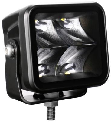 20-Watt 2,000lm RoadRunner Compliant IP67 Cube Aux Light with FLOOD MELT Temp Control System and frameless construction
