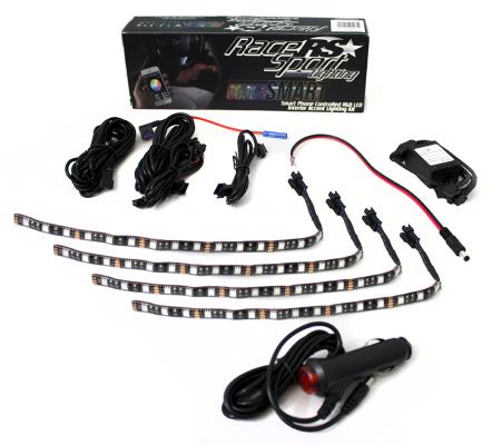 Interior LED Accent Kit ColorSMART Smartphone Controlled Race Sport Lighting