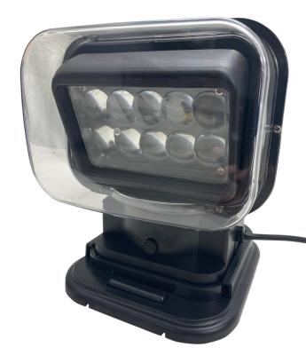 50W LED Spot Light w/ Remote Swivel Functionality Motorized Black Race Sport Lighting