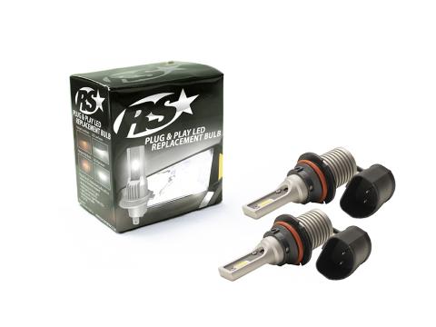 9004 Plug N Play Super LUX LED Replacement Bulbs 1,900 LUX Max Output PNP Series Race Sport Lighting