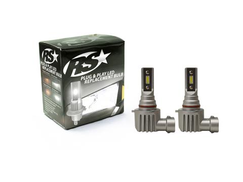 9005 Plug N Play Super LUX LED Replacement Bulbs 1,900 LUX Max Output PNP Series Race Sport Lighting