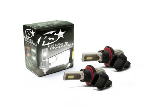 H13 Plug N Play Super LUX LED Replacement Bulbs 1,900 LUX Max Output PNP Series Race Sport Lighting