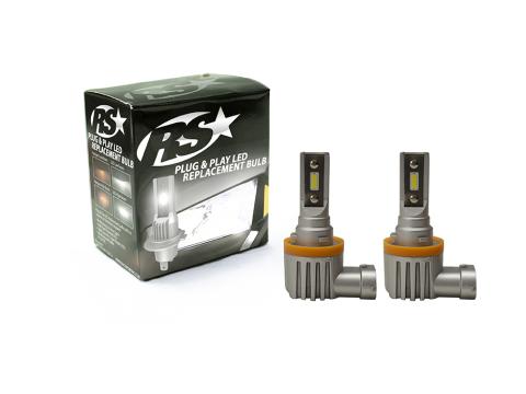 H8 Plug N Play Super LUX LED Replacement Bulbs -1,900 LUX Max Output PNP Series Race Sport Lighting
