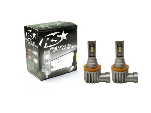 H9 Plug N Play Super LUX LED Replacement Bulbs 1,900 LUX Max Output PNP Series Race Sport Lighting