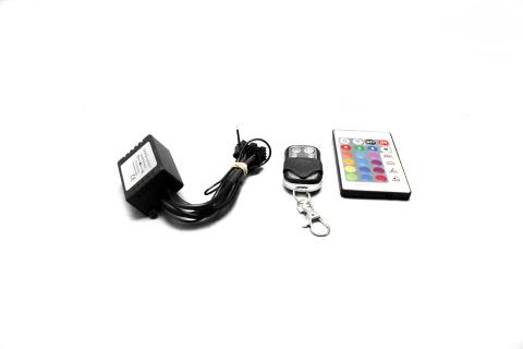 ColorADAPT Replacement Remote and Control box Kit with pad remote key fab and control box in One Race Sport Lighting