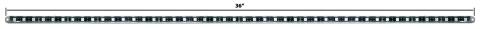 Spare 36 Inch RGB Aluminum Channel rail light for RSUKIT Race Sport Lighting