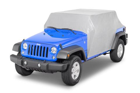 5 Layer Full Door Cab Cover 07-18 Jeep JK Wrangler 4Dr Gray MasterTop