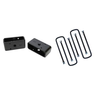 2 Inch Steel Rear Lift Blocks w/ Extended U-Bolts 88-99 chevrolet C1500/K1500, 99-19 Silverado/Sierra 1500/01-06 Silverado/Sierra 1500 HD/ 01-20 Siverado 2500 HD/99-95 Tahoe, 94-10 Ram 1500 Freedom Off-Road