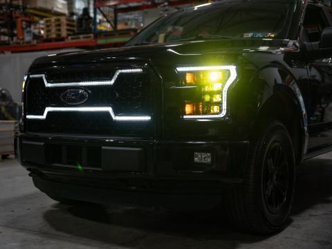 2015-2017 Ford F150 Bi-Beam Headlights Infinite Series White DRL OLM