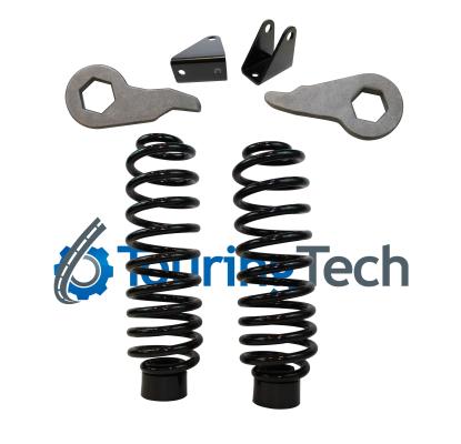Rear Air to Coil Spring Conversion Kit w/ 1-3 Inch F / 2 Inch Rear Lift Kit and Shock Extenders 03-09 Hummer H2