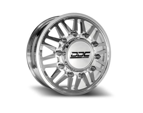 Dually Wheels Aftermath Polished 22X8.25 10X225 Super Duty/RAM F-450 05-10 F-450 15-25 Ram 4500 08-25 DDC Wheels
