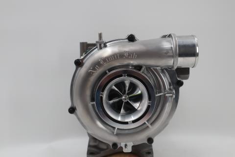 Drop in Factory Replacement Turbo Charger for LLY-LMM, 6.6L Duramax 63mm Compressor, 66mm Turbine with Whistle Option No Limit Fabrication