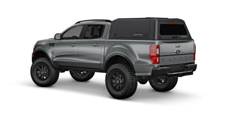 Ranger Truck Bed SmartCapEVOa  Adventure Matte Black 19-23 Ford Ranger Crew Cab 5 Foot Short Bed SmartCap