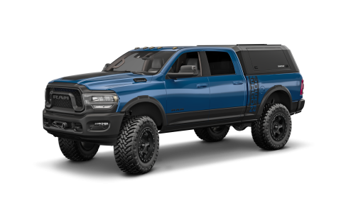 RAM 2500/3500 Truck Bed Cap SmartCap EVOa Adventure Matte Black For 20-24 RAM 2500/3500 6.4 Foot Standard Bed SmartCap