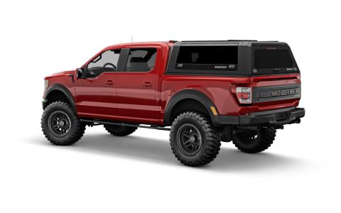 F-150 Truck Bed Cap SmartCapEVO Sport Matte Black For 21-24 Ford F-150 5.5 Foot Short Bed SmartCap
