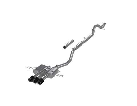 2024 Acura Integra Type-S 2.0L 3 Inch Cat-Back Exhaust System, Armor Pro T304 Stainless Steel Triple Center Outlet with Carbon Fiber Tips, Active Exhaust, MBRP
