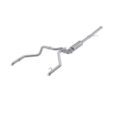 2022-2023 Chevrolet/GMC 1500 Silverado/Sierra ZR2/ ATX4 6.2L Armor Pro T304 Stainless Steel 3 Inch Cat-Back 2.5 Inch Dual Rear Turn Down MBRP