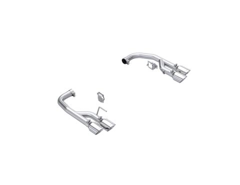 24-Up Ford Mustang GT 5.0L Armor Pro T304 Stainless Steel 2.5 Inch Axle-Back Dual Split Rear with Quad Tips Race Profile MBRP