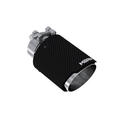 Carbon Fiber Tip 2.5 Inch ID 4 Inch OD Dual Wall Angle Cut 6.5 Inch Length MBRP