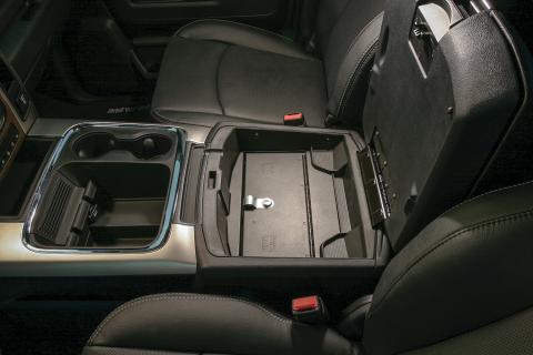 Console Safe 09-10 Ram 1500 11-18 1500 19 1500 Classic 10-21 2500/3500 w/ Fixed Floor Console w/o Installed Remote CD Player Black Tuffy Security Products