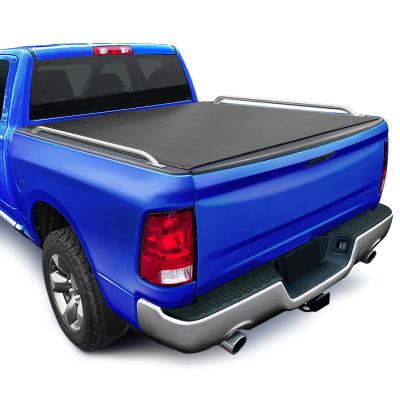 T2 Low Profile Soft Roll-up Truck Bed Tonneau Cover Compatible with 09-18 Dodge Ram 1500; 10-24 2500 3500; 19-24 Classic 6 Foot 4 Inch (76 Inch) Bed Tyger Auto