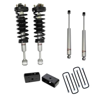 Front 3.5 Inch Lift Struts w/ Rear 3 Inch Blocks and Shocks 2004-2008 Ford F-150 Freedom Off-Road