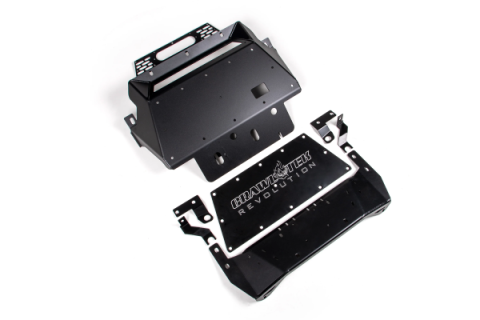 Bronco Front Skid Plate Blaze Series For 21-24 Ford Bronco With Winch Mount CrawlTel