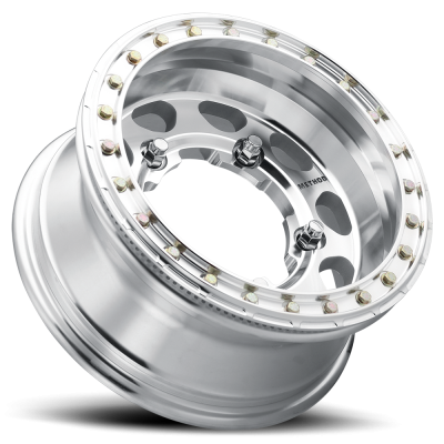 Aluminum Wheels 17x6.5 Buggy Beadlock MR103 Bolt Pattern 5 On 205 Offset -19 Lip Size 2.91 Raw Machined Method