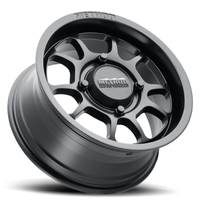 Aluminum Wheels 14x7 MR409 Bead Grip UTV Bolt Pattern 4 On 156 Offset 13 Lip Size 2.95 Matte Black MB Method