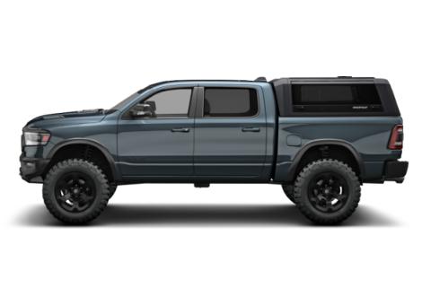 RAM 1500 Truck Bed Cap SmartCapEVO Sport Matte Black For 19-24 RAM 1500 6.4 Foot Standard Bed SmartCap
