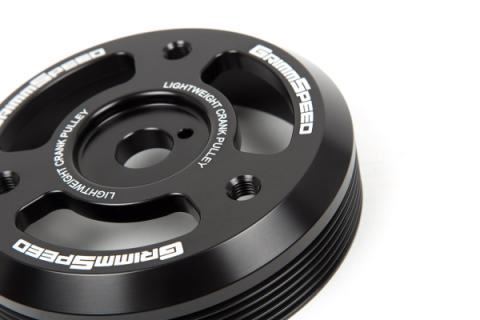 Lightweight Crank Pulley Red For Subaru FA/FB Engines Equipped w/1-Piece OEM Pulley GrimmSpeed