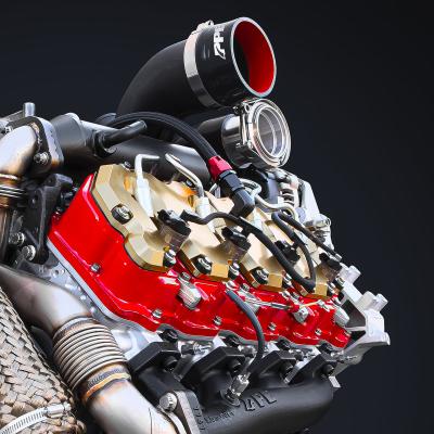 Valve Cover Kit Black Matte No Pillars 2004.5-2010 6.6L Duramax PPE Diesel