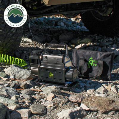 EGOI Portable Air Compressor System 12.3 CFM With Digital Control Panel, Storage Bag, Hose & Attachments Dual Motor Up Down Air