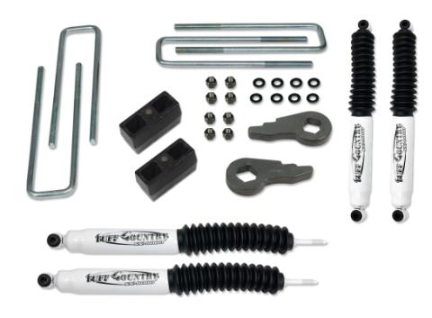 2 Inch Lift Kit 99-06 Silverado/Sierra 1500 with Rear Lift Blocks and SX8000 Shocks Tuff Country