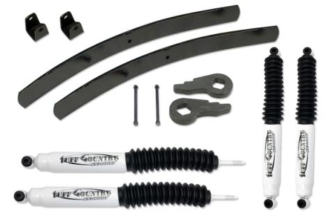 2 Inch Lift Kit 01-10 Silverado/Sierra 2500HD 4x4 & 2WD w/Rear Add A Leafs and SX8000 Shocks For Purple Keys Tuff Country