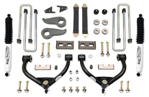 3.5 Inch Lift Kit 11-19 Silverado/Sierra 3500/3500HD/2500 HD 4x4 & 2WD w/ SX8000 Shocks includes Dually Models Tuff Country