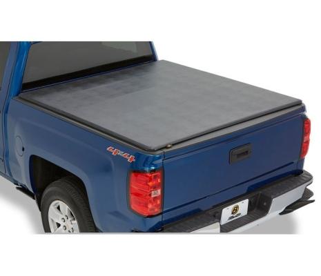 EZ-Fold Soft Tri-Fold Tonneau Cover For Nissan 2005-2024 Frontier 5.0 Foot Black Tailgate Spoiler Not Included Bestop