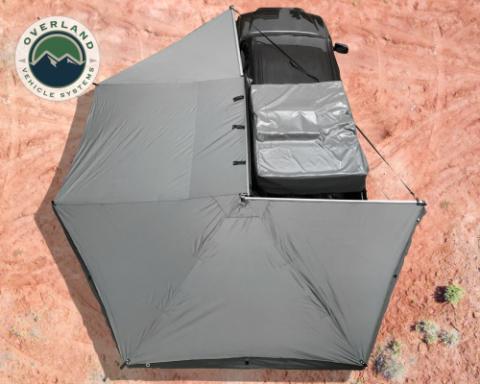 Nomadic Awning 270 Degree - Driver Side Dark Gray Overland Vehicle Systems