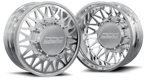 Dually Wheels The Mesh Forged 20x8.25 8x210 Polished 11-25 Silverado/Sierra 3500 DDC Wheels