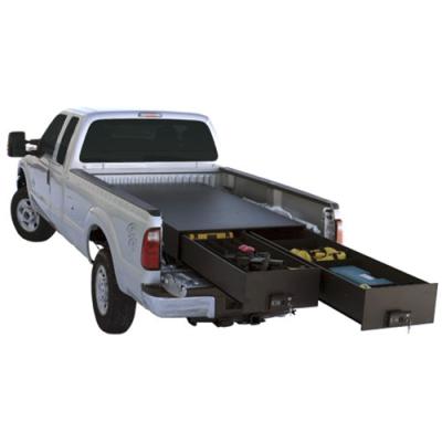 Truck Bed Security Drawer Universal Long Bed 8 ft. 14 Inch Tall Black Tuffy Security Products