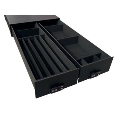 Truck Bed Security Drawer Universal Long Bed 8 ft. 14 Inch Tall Black Tuffy Security Products