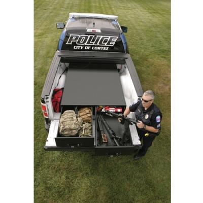 Truck Bed Security Drawer Universal Long Bed 8 ft. 14 Inch Tall Black Tuffy Security Products