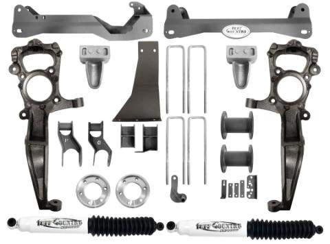 2009-2014 Ford F-150 4WD 6 Inch Suspension Lift Kit - Includes Shocks Tuff Country