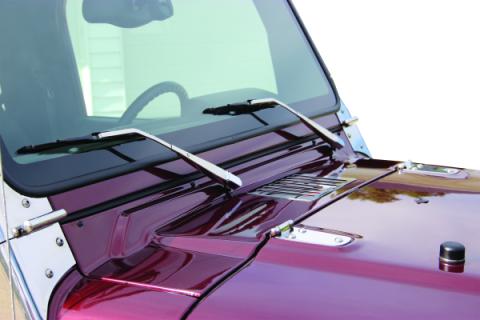 Jeep TJ Hood Vent 98-06 Wrangler TJ Polished Silver Kentrol