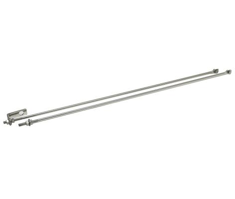 Jeep CJ Strut Rod Kit 72-86 CJ Polished Silver Kentrol