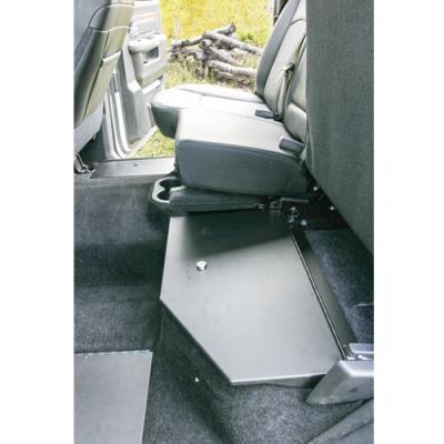 Rear Underseat Locking Lid 09-10 Ram 1500 11-22 1500 19 1500 Classic 10-22 2500/3500 Extended Crew Cab Black Tuffy Security Products
