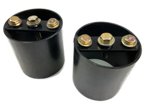 Suspension Air Bag Spacers 4 Inch Non Tapered Pair Tuff Country