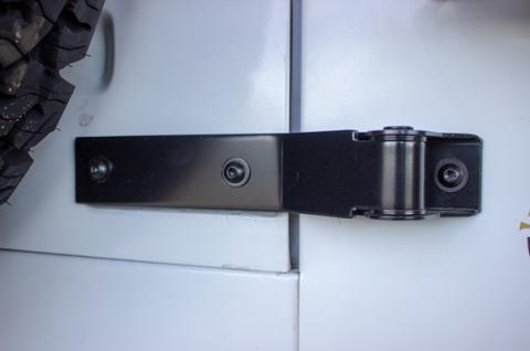 Jeep YJ Tailgate Hinge Pair 87-95 Wrangler TJ Powdercoat Black Kentrol